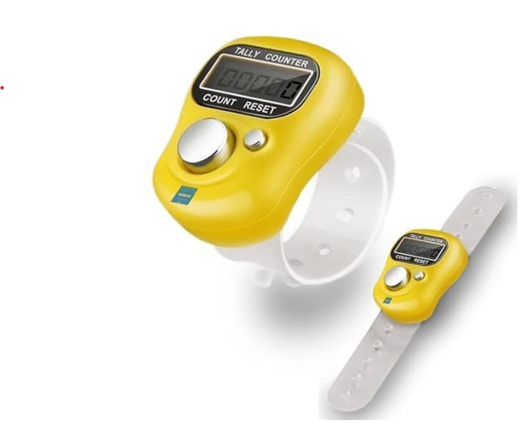 Flysmart 5-Digit Counter Finger Ring Electronic Light Digital Counting